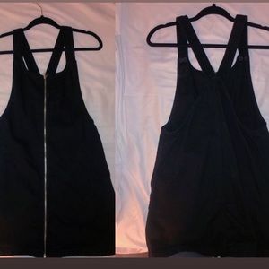 Super cute black jean dress